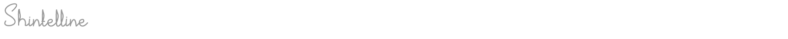 Shintelline font preview